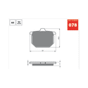 GOLDfren Brake Pads 078 / FA31