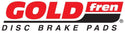 GOLDfren Brake Pads Sintered Front & Rear 144-x2-144K5 - 1MOTOSHOP