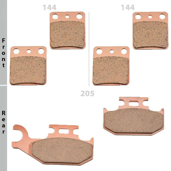 Suzuki Vinson LTA500 FK2 '02-07 Brake Pads GOLDfren 144K5-x2-205S3 - 1MOTOSHOP