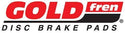 Ducati 750 Sport '88-90 Brake Pads Sintered HH GOLDfren 081S33-x3 - 1MOTOSHOP