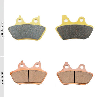 GOLDfren & DBX Brake Pads Bundle Fits Harley davidson '06-07 FXST/FXSTI Softail