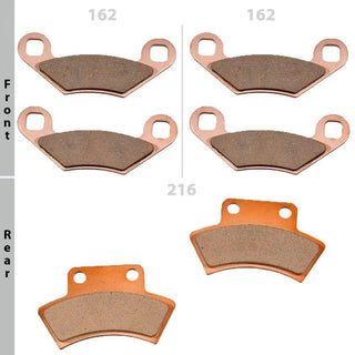 Polaris Trail Boss 350L '90-93 Brake Pads GOLDfren 162S3-x2-216K5 - 1MOTOSHOP