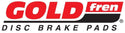 GOLDfren 018AD Brake Pads FRONT Yamaha YBR125 ED/ESD, Vino YJ125 S/T/V/W/X/Y - 1MOTOSHOP